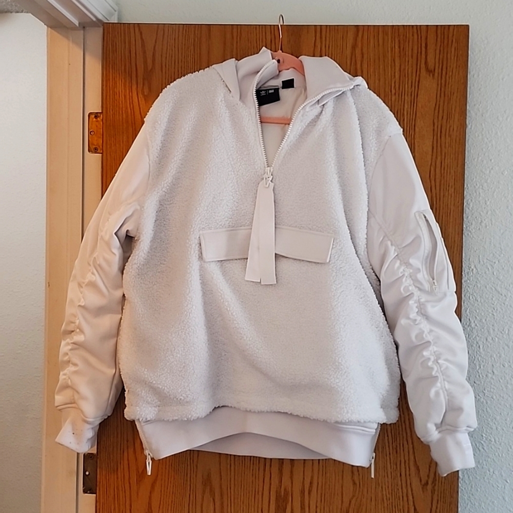 adidas Ivy Park 1/2 Zip Sherpa Layered Jacket (All Gender)